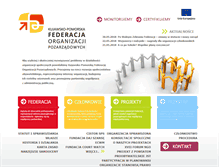 Tablet Screenshot of federacja-ngo.pl